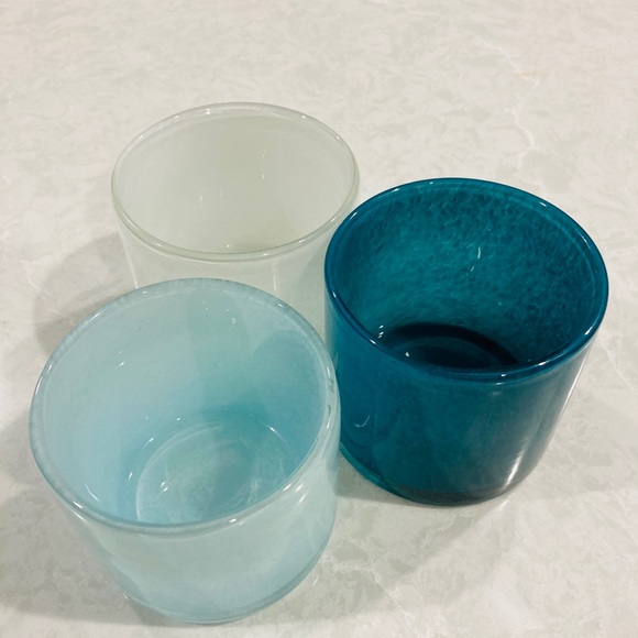 west elm glass tealight holders - 3 total - Picture 3 of 12